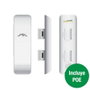 Ubiquiti NanoStation NSM5 - Dispositivo CPE Exterior 5GHz, Antena 16dBi 2x2 MIMO AirMax, Más de 150Mbps Real, Alcance +15km, Estación con 2 Puertos Ethernet y PoE Pasivo Incluido